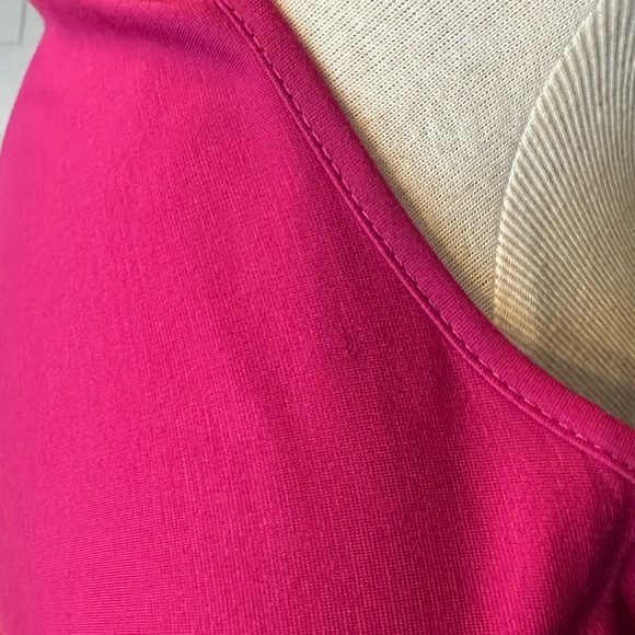 Ruched Wrap Midi Dress - Long Sleeve V-Neck w/ Split Hem | Elegant & Flattering - Picture 9 of 9